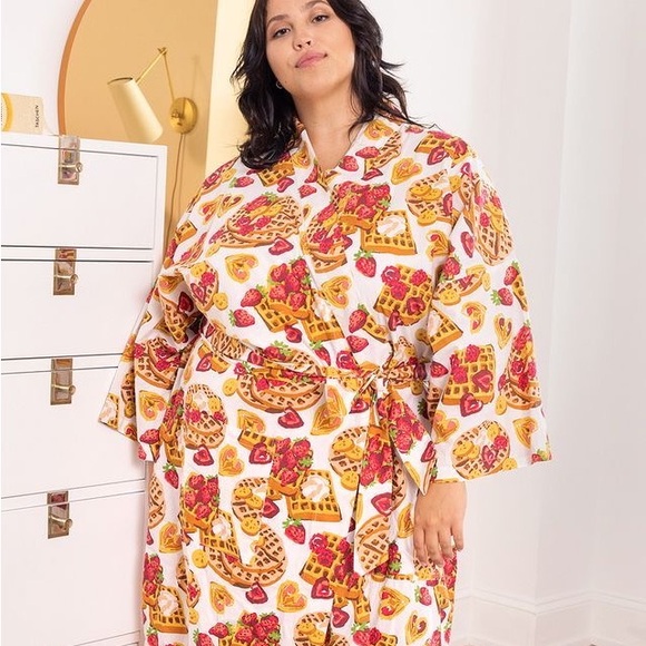 Printfresh Other - Printfresh waffles in bed robe